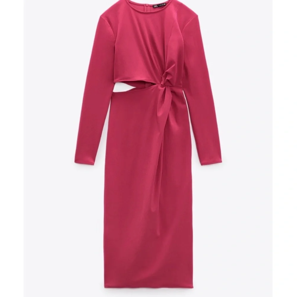 ZARA KNOTTED DRESS WITH CUT OUT 🔥 NWT - Picture 5 of 10